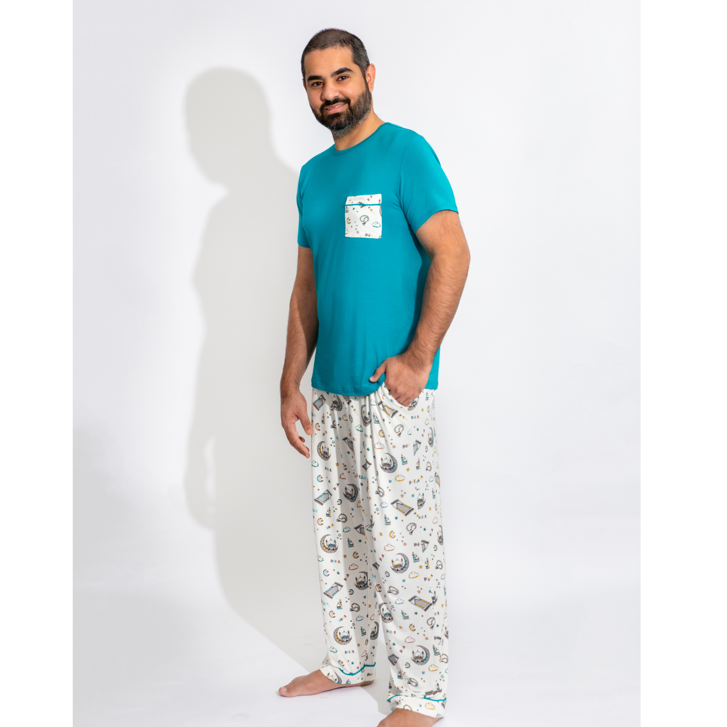 Mens/Unisex Dua Dhikr Dream Piece Pajama Set - Main Image
